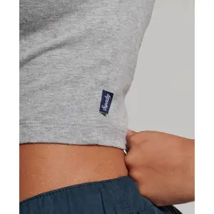 Baseball-T-Shirt court Bio-Baumwolle Frau Superdry image-3