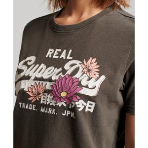 T-Shirt mit Logo für Frauen Superdry Vintage Narrative image-2