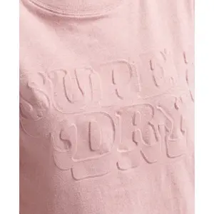 T-shirt en coton bio avec logo en relief femme Superdry Vintage Cooper image-3