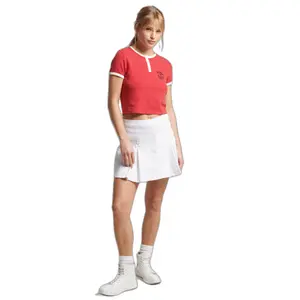 Girl's contrasting border T-shirt Superdry Vintage Tiny image-1