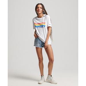 Fleece-T-Shirt, Damen Superdry molletonné Vintage Scripted image-1