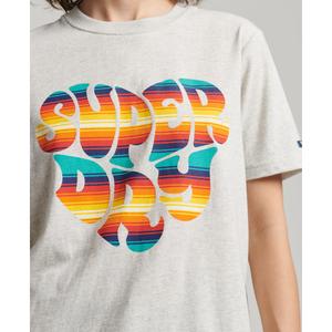 Fleece-T-Shirt, Damen Superdry Vintage Scripted image-2