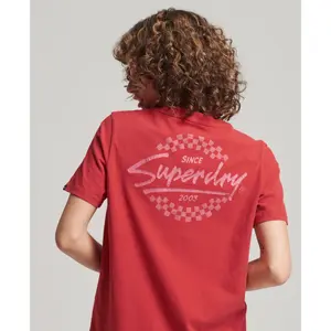 Dames-T-shirt Superdry Downtown Script Vintage image-2