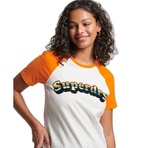 Classic girl raglan sleeve t-shirt Superdry Vintage Cooper image-0