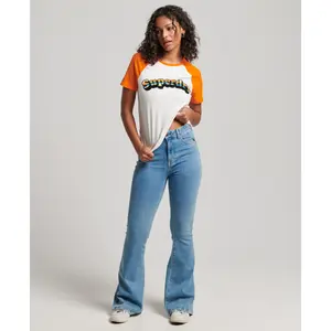 Classic girl raglan sleeve t-shirt Superdry Vintage Cooper image-4