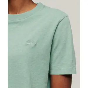 Besticktes T-Shirt aus biologischer Baumwolle Frau Superdry Vintage Logo image-2