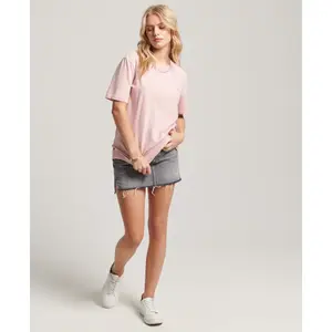 Besticktes T-Shirt aus Bio-Baumwolle Frau Superdry Vintage Logo image-1