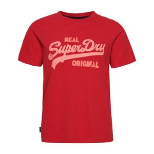 w1011142a-6ge-t-shirt-donna-in-cotone-biologico-superdry-vintage-logo-scripted-coll-rosso-papaia-screziato