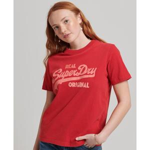 T-Shirt aus Bio-Baumwolle Frau Superdry Vintage Logo Scripted Coll image-2