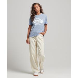 Camiseta de mujer de algodón orgánico Superdry Vintage Logo Scripted Coll image-2