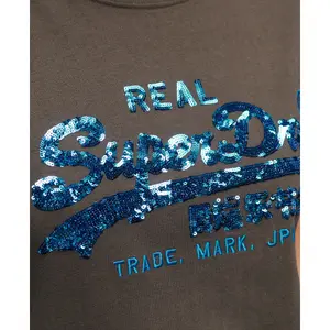 Ausgefallenes T-Shirt, Frau Superdry Vintage Logo image-3