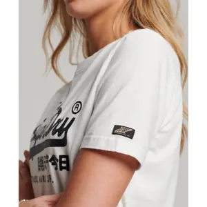 Ausgefallenes T-Shirt, Frau Superdry Vintage Logo image-2
