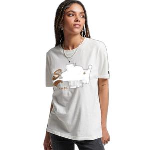 Ausgefallenes T-Shirt, Frau Superdry Vintage Logo image-1