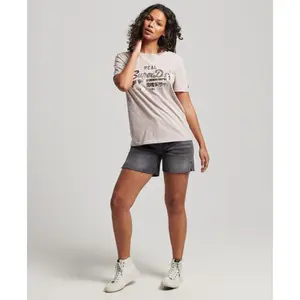Ausgefallenes T-Shirt, Frau Superdry Vintage Logo image-1