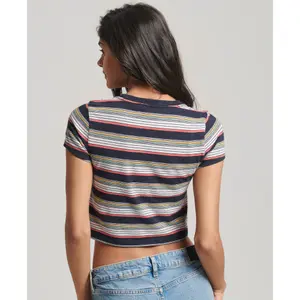T-shirt court rayé femme Superdry Vintage image-2