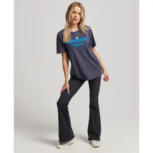 Camiseta mujer Superdry Vintage Stack image-0