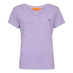 T-shirt col V brodé et flammé femme Superdry image-0