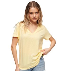 w1011181a-qlc-camiseta-mujer-con-cuello-de-pico-superdry-amarillo-palido