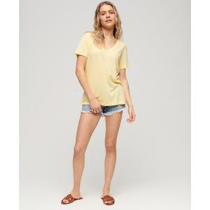 Camiseta mujer con cuello de pico Superdry image-1