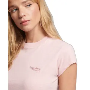 Girl's sleeve T-shirt Superdry Vintage Logo image-2