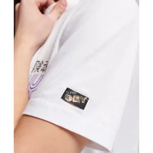 Girl's rainbow T-shirt Superdry Vintage Retro image-2