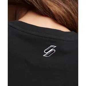 Camiseta entallada con motivo femenino Superdry Sport Luxe image-5