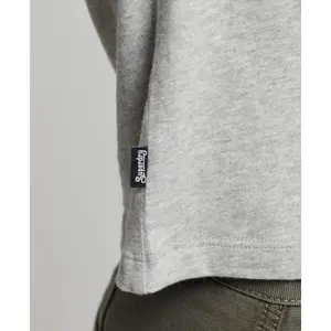 T-shirt en coton bio manches raglan et à logo femme Superdry Essential image-4