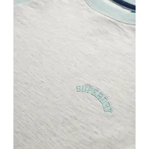 Bio-Baumwoll-T-Shirt mit Raglanärmeln und Damen-Logo Superdry Essential image-5