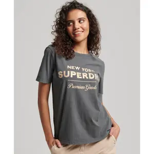 Maglietta da donna Superdry Luxe Metallic image-1
