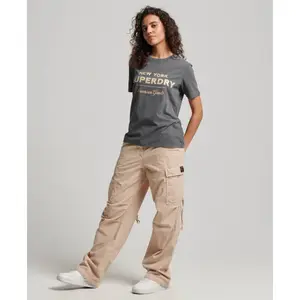 Maglietta da donna Superdry Luxe Metallic image-4