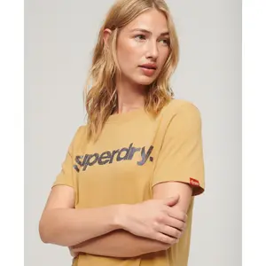 Camiseta de mujer tipo metálico Superdry Core image-3