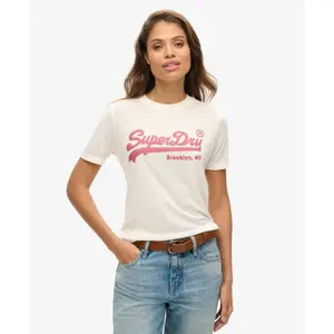 Camiseta con logo estampado para mujer Superdry Vintage image-1