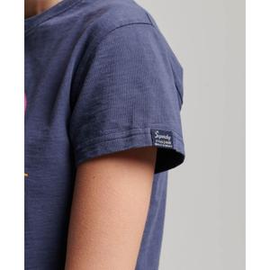 T-Shirt mit 70er-Jahre-Muster Frau Superdry Retro Font image-3