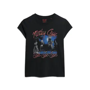 Camiseta con mangas para mujer Superdry Mötley Crüe image-0