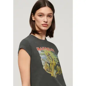 Γυναικείο μπλουζάκι χωρίς μανίκια Superdry Iron Maiden X image-3
