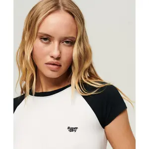 Maglietta da baseball court femme Superdry image-3