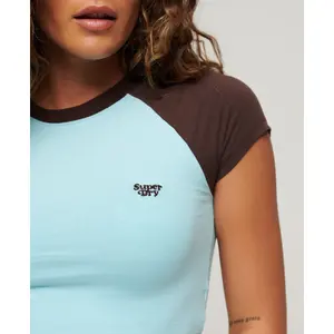 Maglietta da baseball court donna Superdry image-3