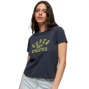 T-Shirt mit 90er-Jahre-Muster Frau Superdry Athletic Essential image-0