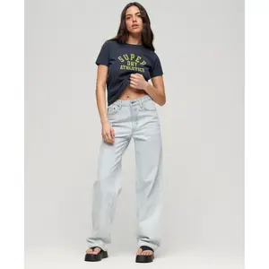 T-Shirt mit 90er-Jahre-Muster Frau Superdry Athletic Essential image-1