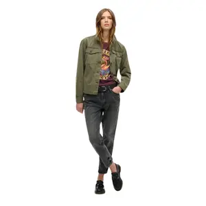 Camiseta ajustada con strass efecto tatuaje mujer Superdry image-3