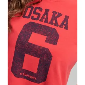 Γυναικείο τυπωμένο εφαρμοστό T-shirt Superdry Osaka image-3