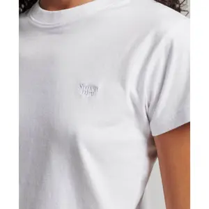 Camiseta mujer con el logotipo de los 90 Superdry Essential image-3