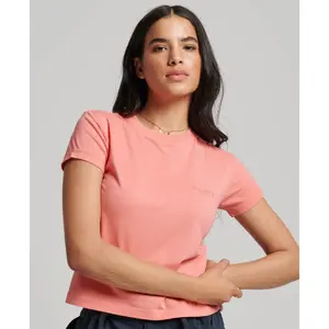 90er Jahre Logo T-Shirt Frau Superdry Essential image-1