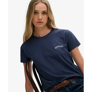 Damen T-Shirt mit Logo Superdry Essential image-2