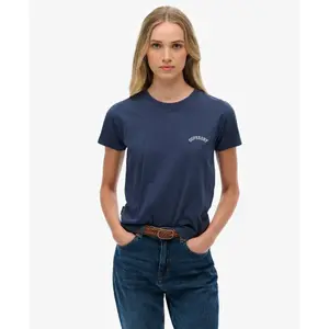 Damen T-Shirt mit Logo Superdry Essential image-1