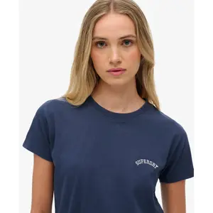 Damen T-Shirt mit Logo Superdry Essential image-4