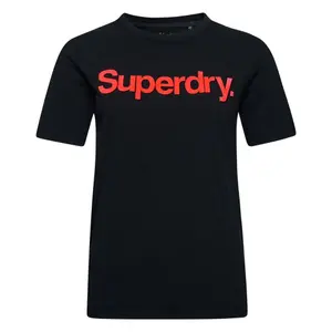Camiseta de mujer con logotipo fluorescente Superdry Core image-0