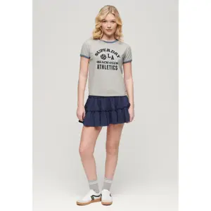 T-shirt contrasté à motif femme Superdry Athletic Essentials Beach image-1