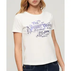 Camiseta entallada metalizada de mujer Superdry Workwear image-2