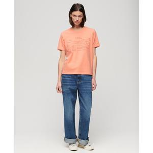 Damen T-Shirt mit Reliefmuster Superdry image-3